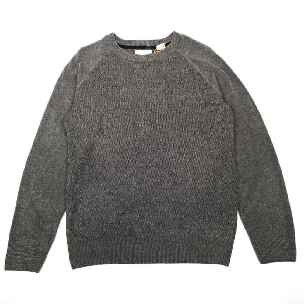 Weatherproof Knit Raglan Mid Weight Crew Neck Long Sleeve Sweatshirt Mens Medium